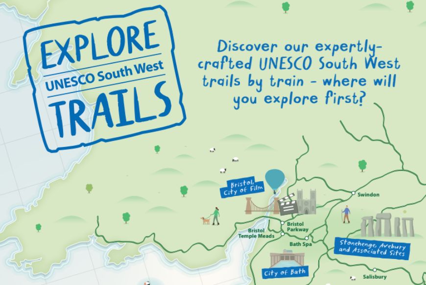 Unesco South West trails map